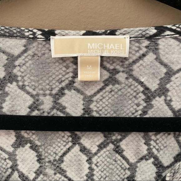 Michael Kors Snakeskin Top - M - Picture 4 of 4